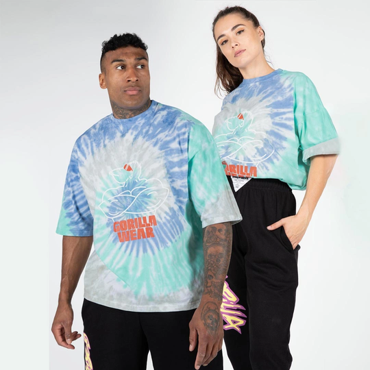 Gorilla Wear Legacy Oversized T-shirt Blue/green Xxxl