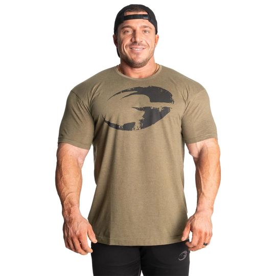 Gasp Cadet Tee Army Green Melange L