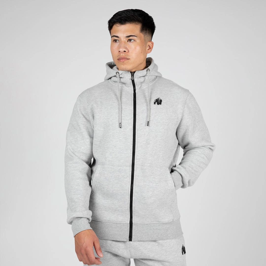 Gorilla Wear Kennewick Zipped Hoodie Grey L