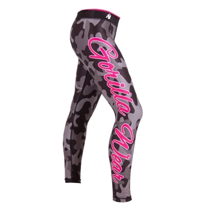 Gorilla Wear Camo Tights Black/grey Xs