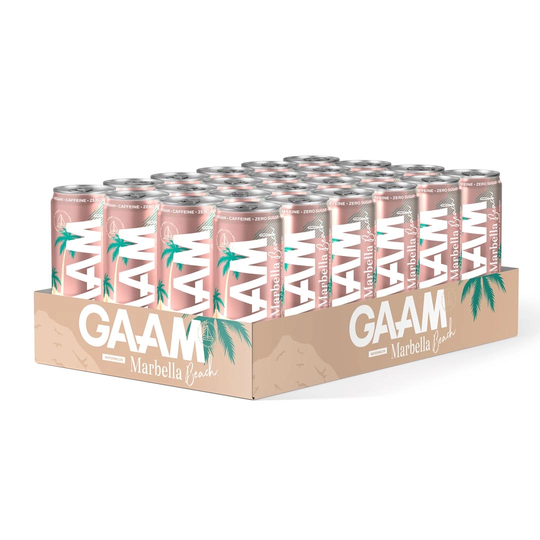 24 X Gaam Energy 330 Ml Marbella Beach