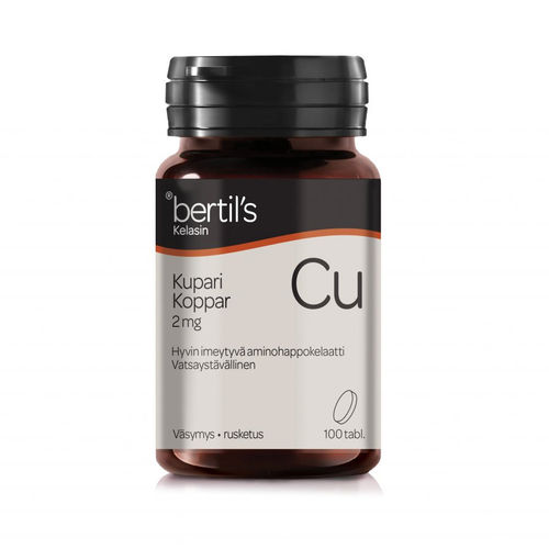 Bertil's Kelasin Kupari 2 mg 100 tablettia