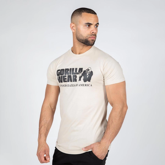 Gorilla Wear Classic T-shirt Beige Xxxxl