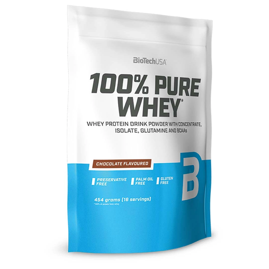 Biotechusa 100% Pure Whey 454 G Strawberry