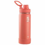 Takeya 18 oz (530ml) Actives Insulated Water Bottle -teräksinen juomapullo (Coral)