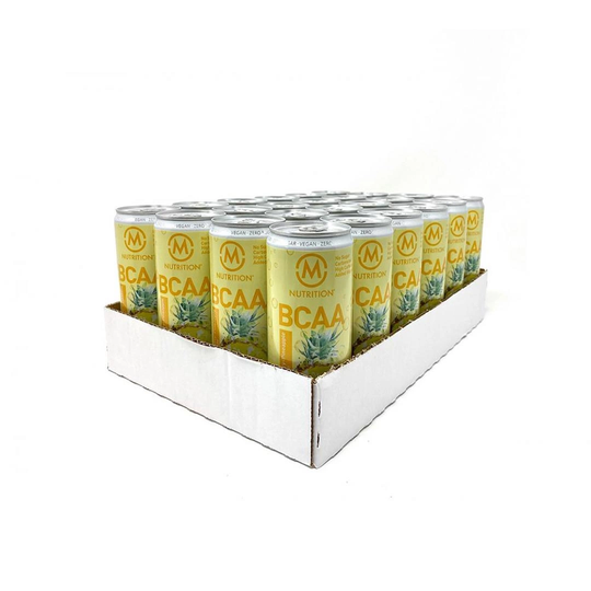 24 X M-nutrition Bcaa Aminohappojuoma 330 Ml Strawberry Pineapple Lemo