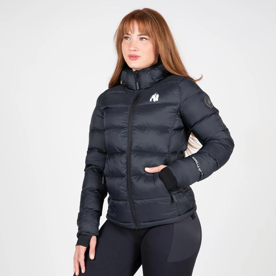 Gorilla Wear Rachel Puffer Jacket Black M