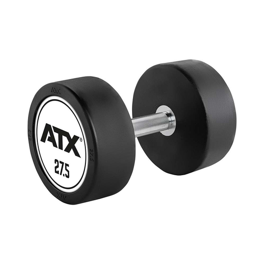 ATX® PRO-Style valkoinen kumitettu käsipaino 5 kg