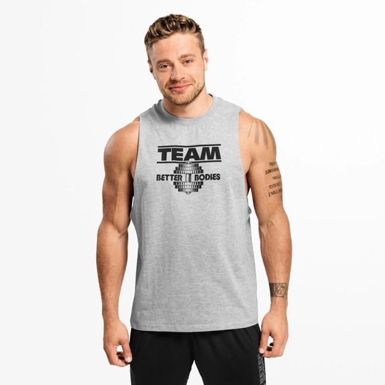 Better Bodies Team Bb Tank Greymelange S