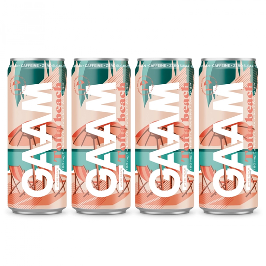 4 X Gaam Energy 330 Ml Tofta Beach