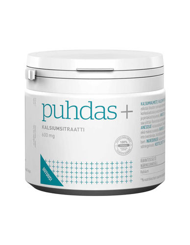 Puhdas+ Kalsiumsitraatti 600 mg 240 g