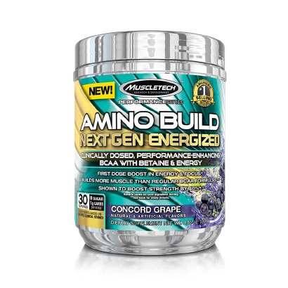 Muscletech Amino Build Next Gen Energized 30 Serv Concord Grape