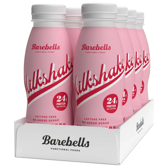 8 X Barebells Milkshake 330 Ml Strawberry