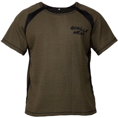 Gorilla Wear Augustine Old School Top Army Green L/xl