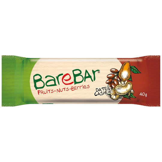 Leader Barebar 40 G Date & Cashew