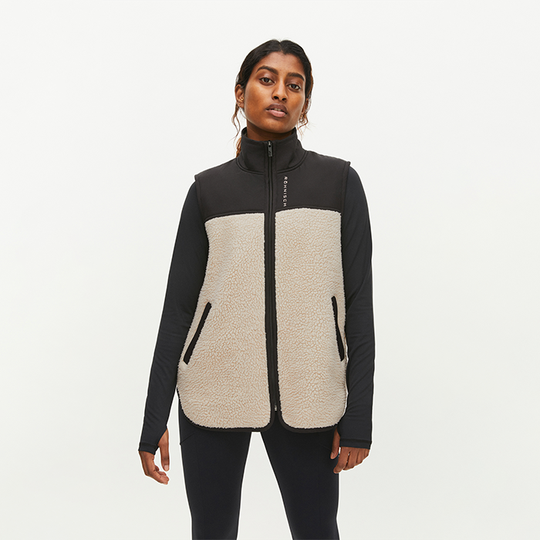 Phoebe Vest, Oyster Grey