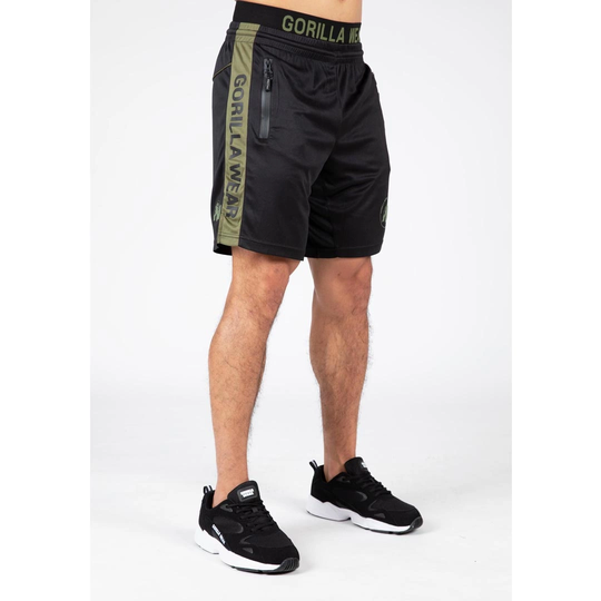 Gorilla Wear Atlanta Shorts Black/green 2xl/3xl