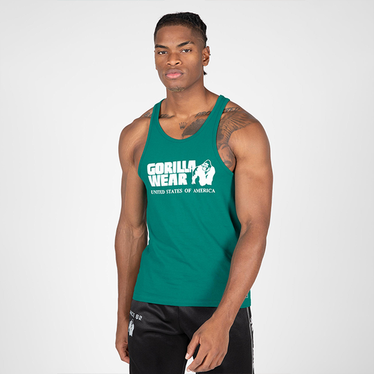 Classic Tank Top, Teal Green