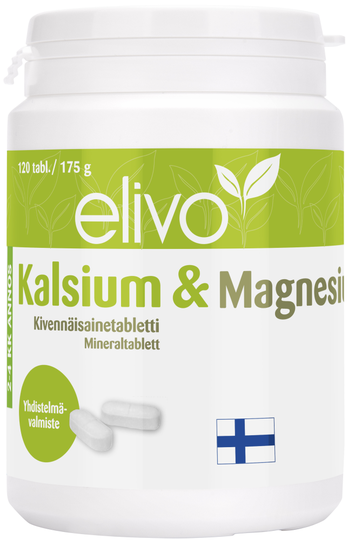 Elivo Kalsium-Magnesium 120 tabl yhdistelmävalmiste