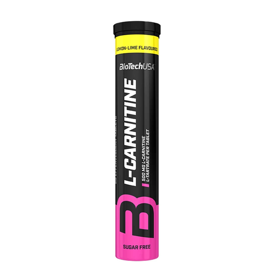 Biotechusa L-carnitine Effervescent 20 Tabs Lemon-lime
