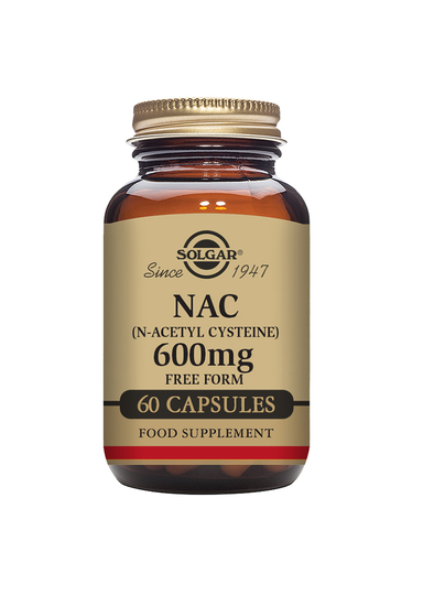 Solgar N-Asetyyli L-Kysteiini (NAC) 600 mg 60 kaps