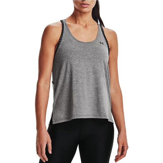Under Armour Ua Knockout Mesh Back Tank Mod Grey