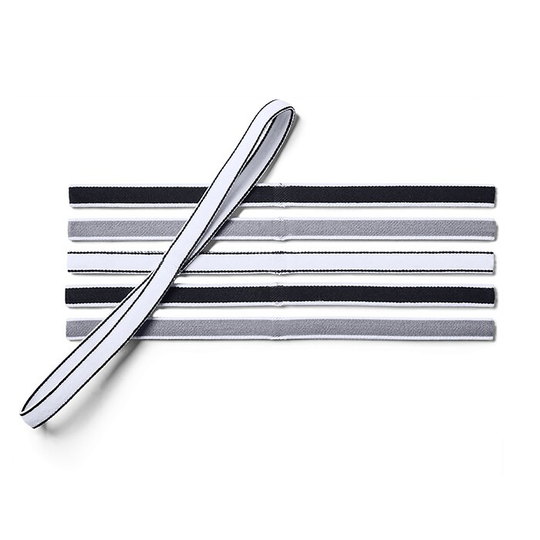 UA Mini Headbands, 6-Pack, Black