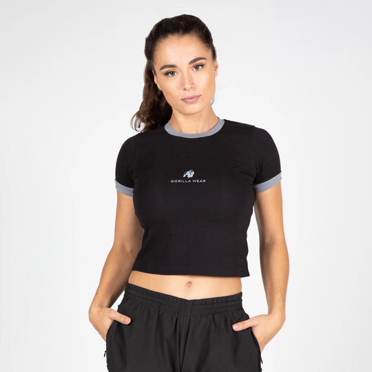Gorilla Wear New Orleans Cropped T-shirt Black Xs