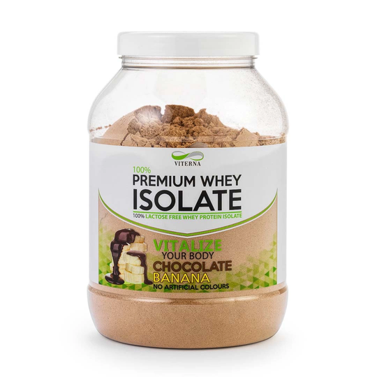 Viterna 100% Premium Whey Isolate 900 G Chocolate Banana
