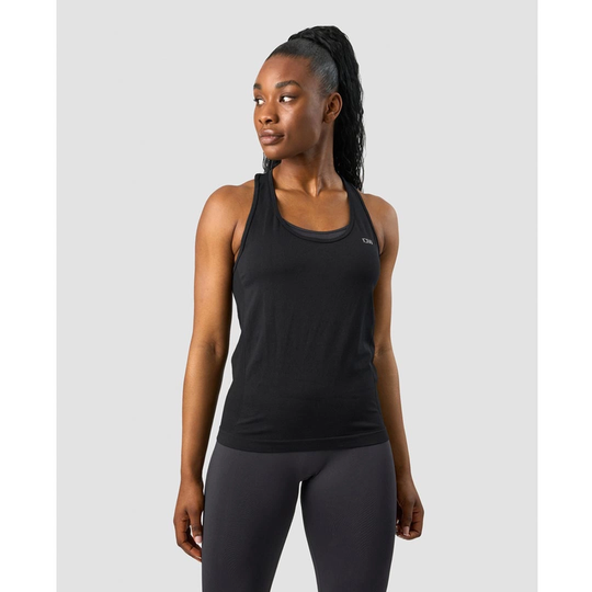 Icaniwill Everyday Seamless Tank Top Black S