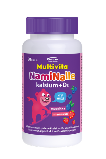 Multivita Naminalle Kalsium+D3 50 tabl 100mg/5mcg