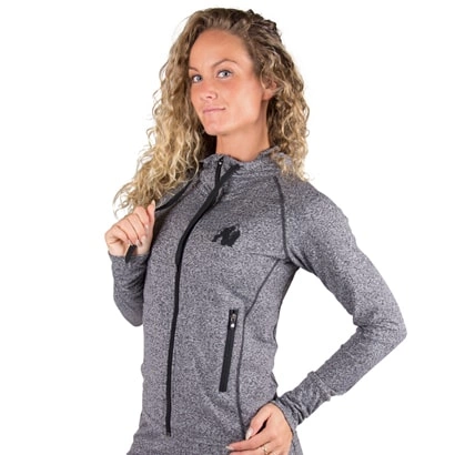 Gorilla Wear Shawnee Zipped Hoodie Mixed Grey S