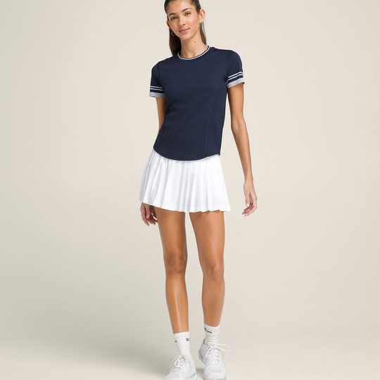 Wilson W Baseline Seamless Tee Navy, Naisten padel ja tennis T-paita
