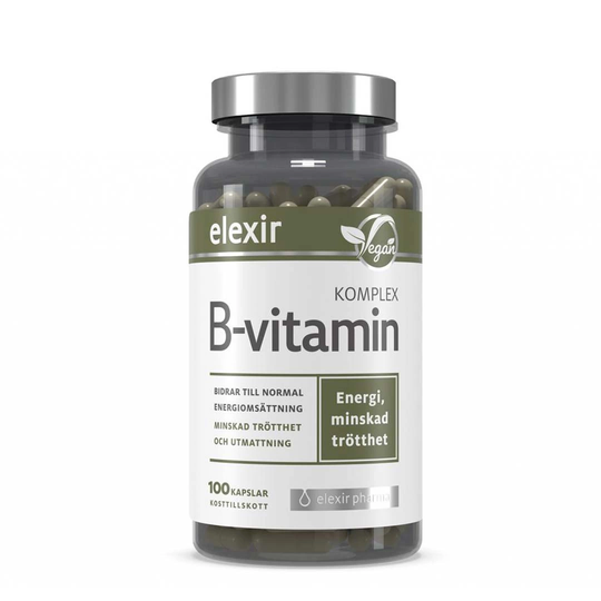 Elexir Pharma B-vitamin Komplex 100 Caps