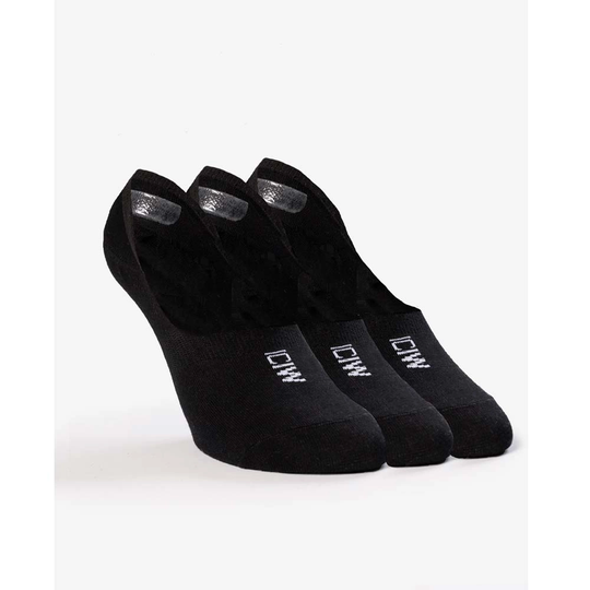 Icaniwill Invisible Socks 3-pack Black