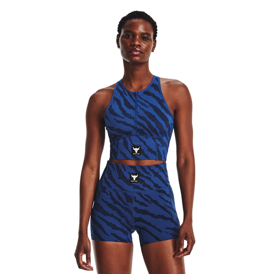 Project Rock Meridian Pt Zip Tank TG, Blue Mirage