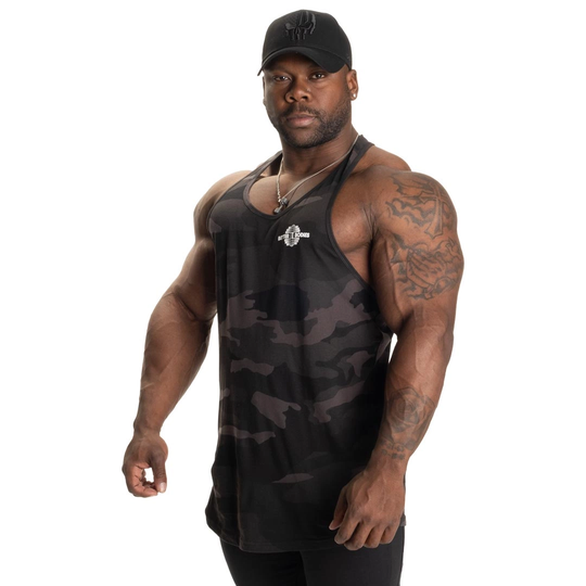 Better Bodies Essential T-back V2 Dark Camo L