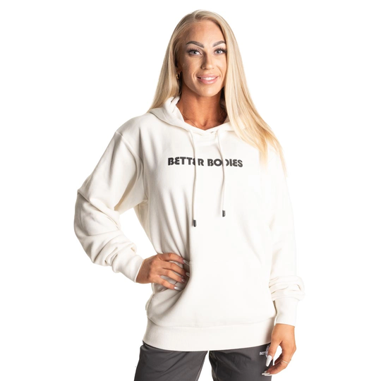 Better Bodies Logo Hoodie V2 Off White Xs