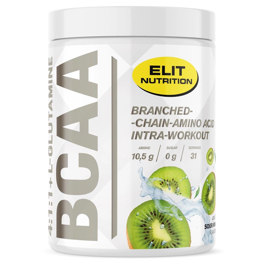Elit Nutrition Bcaa 4:1:1 + L-glutamine 400 G Sour Kiwi